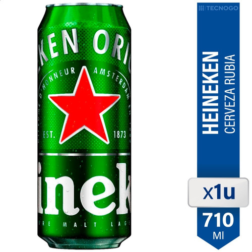 Cerveza Heineken Lata 710ml Rubia 01almacen