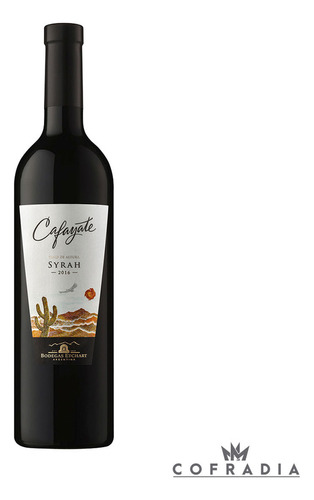 Vino Tinto Cafayate Syrah Botella De 750 Ml Caja X6 Unidades