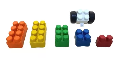 Blocos De Montar Infantil Brinquedo Didático 350 Peças