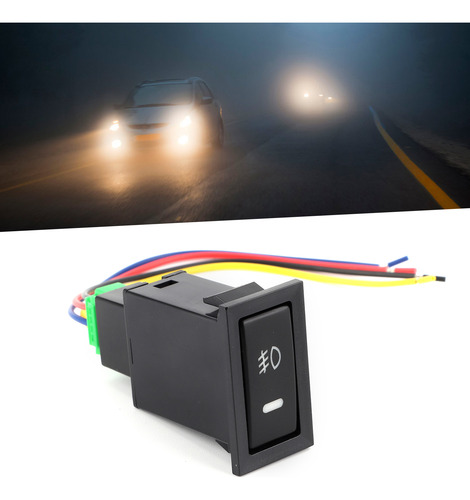 Interruptor De Botón Pulsador Para Faros Antiniebla, Control