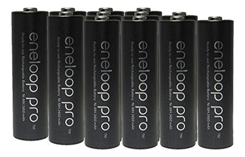 12 Baterías Recargables De 2550 Mah + Soporte De Batería