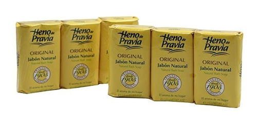 Heno De Pravia Original, Jabón De Baño Natural, Barra De J