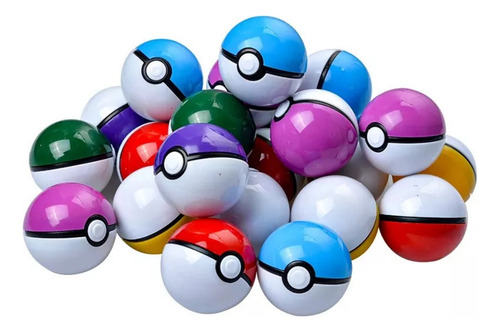 100 Pokebolas De 1 Pulgada + 100 Pokebolas De 2 Pulgadas