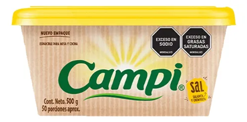 Margarina Campi Con Sal 125 gr. - g a $47
