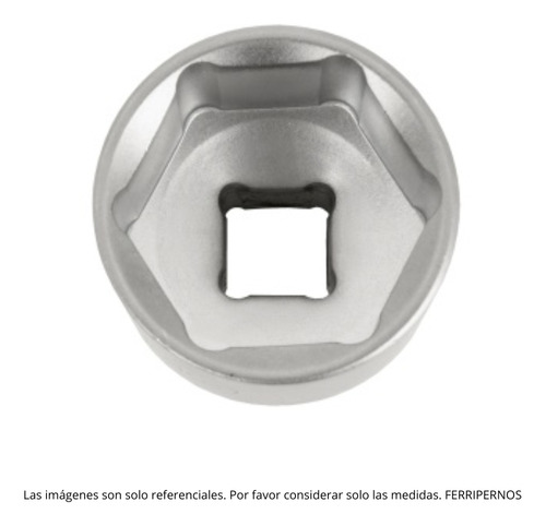 Dado Hexagonal Corto Cuadrante 1/2 De 19mm Marca Force