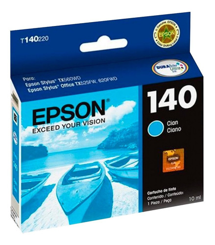 Cartucho Original Epson T140 Cian T140220 Tx560 Tx620