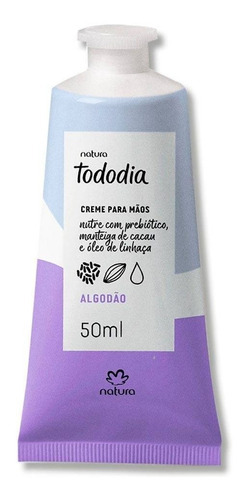 Natura Tododia Crema Para Manos Algodon 50ml Prebiotica