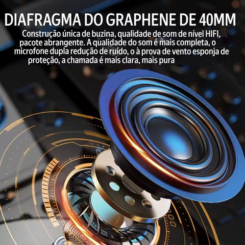 Fone Comunicador para Capacete de Moto Sem Fio V10 com Microfone TSF Parts intercomunicador cor preto