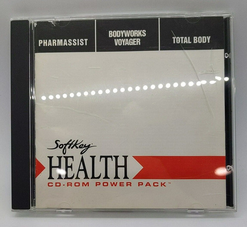 Softkey Health Cd - Rom Power Pack Pharmassist Bodyworks Ccq