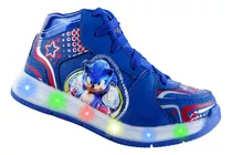 Tenis Niño Sonic Luces Led The Hedgehog Juego 770-rs 12-21.5