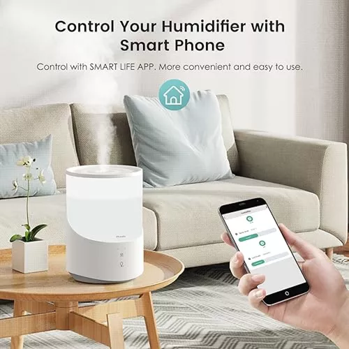 Humidificadores inteligentes WiFi para dormitorio, humidificadores