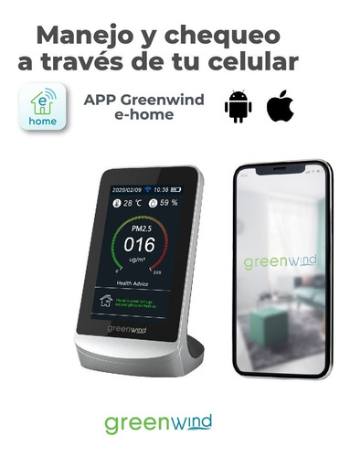 Monitor De Co2 Pro - Medidor De Calidad De Aire - Greenwind
