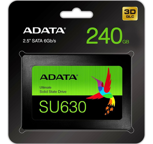 Imagen 5 de 5 de Disco sólido SSD interno Adata Ultimate SU630 ASU630SS-240GQ-R 240GB verde