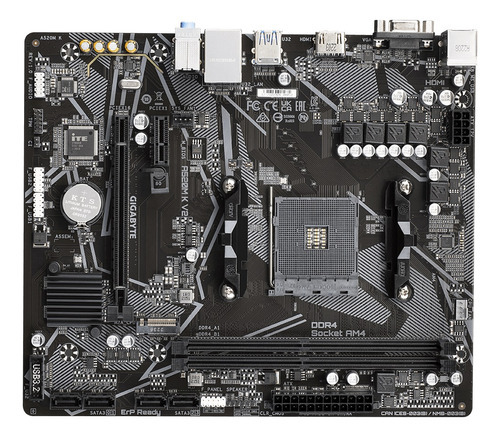 Motherboard Gigabyte A520m K Amd Am4 Ryzen Series Ddr4 M2