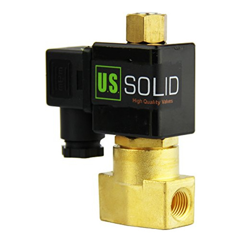 1 4 Brass 12v Dc Electric Solenoid Valve Npt Nbr Seal N...