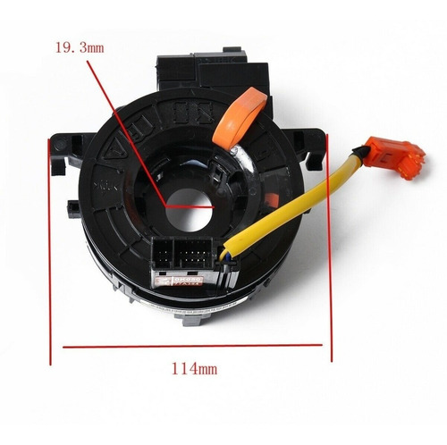 Imagen 5 de 10 de Cable Espiral Cinta Airbag Toyota Hilux Con Comando Bocina