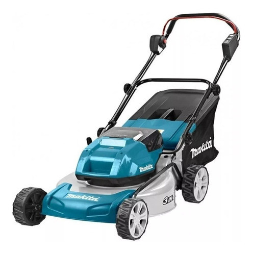 Cortadora de césped eléctrica Makita DLM460Z color azul/gris/negro