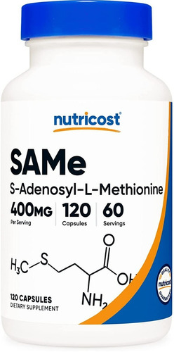 Sam-e (s-adenosil Metionina) 400mg 120u- Apoyo Sist Nervioso