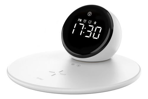 Wiwu Cargador Inalámbrico Con Reloj Y Bluetooth Wi-w017