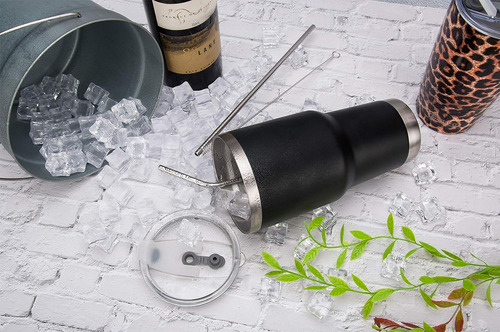 Vaso Termico De Acero Inoxidable De 30 Onzas Con Tapa-negro