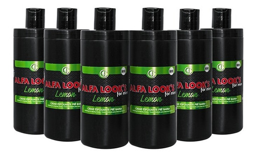 Creme Pré Barba Alfa Look's  For Men C/ 6 Uni De 350gr