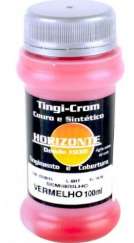 Tinta Horizonte - 100 Ml - Cor: Vermelho - Semi Brilho