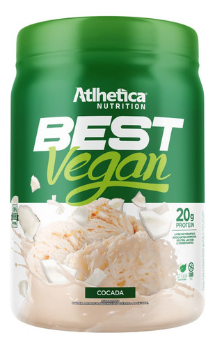 Proteina Vegana Whey Best Vegan Cocada 500g - Atlhetica