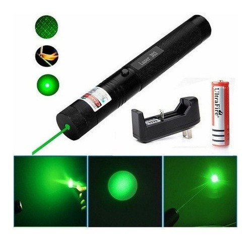 Puntero Laser Verde Astronomico Bateria 1000mw + Cargador