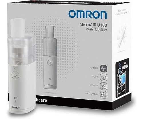 Omron Micro Nebulizador Adulto/infantil Microair U100 Color Blanco