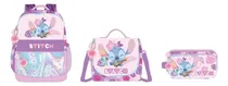 Comprar Mochila Para Niñas Disney Baby Stitch+ Cartuchera Y Lonchera