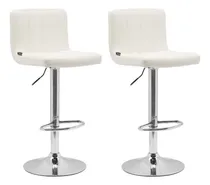 Comprar Bancos Altos Giratorios Pack Barra Desayunador Cocina Blanco