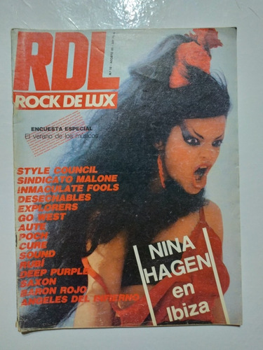 Revista Rdl Rock De Lux # 10.