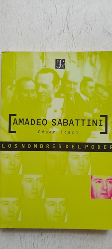 Amadeo Sabattini Los Nombres Del Poder De César Tcach Usado