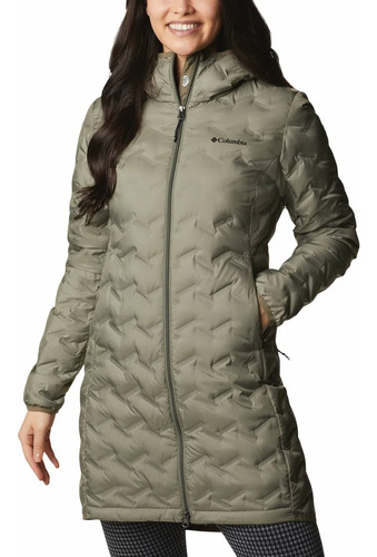 Campera Pluma Columbia Delta Ridge Long Omni Heat Mujer