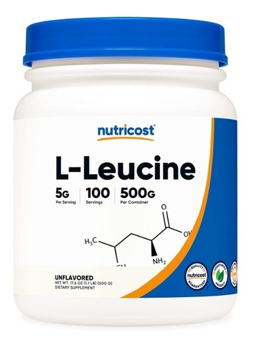 Nutricost Polvo L-leucina 500g - g a $409