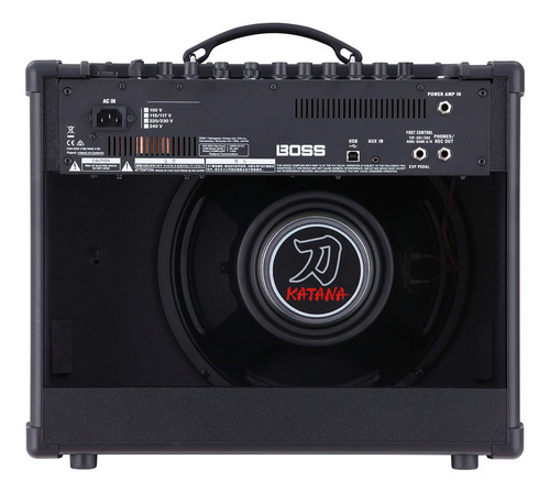 Amplificador Boss Katana 50 MkII Valvular para guitarra de 50W color negro 220V - 230V
