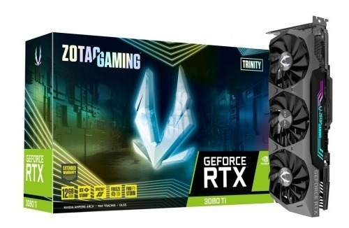 Tarjeta De Video Zotac Nvidia Geforce Rtx 3080 Ti Trinity, 1 (Usado)