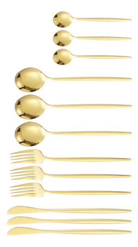 Rii Juego De Vajilla, Cucharas, Cuchillos Y Tenedores, 12
