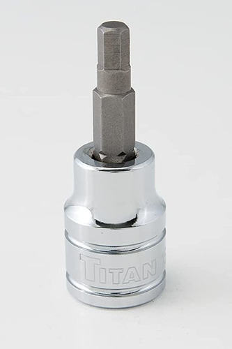 Titan (tit15656) Hex Bit Socket, 3/8  Drive, 3/16,  Cromado
