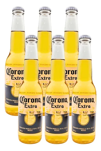 Cerveja Corona Extra Long Neck Garrafa 330ml Pack Com 6 Unid
