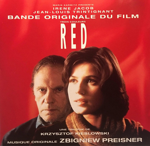 Cd Red Soundtrack Rouge Three Colors Zbigniew - Nuevo
