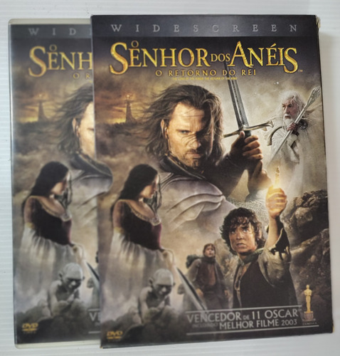 Dvd Senhor Dos Aneis O Retorno Do Rei Original 