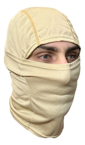 Pasamontañas Balaclava Mascara Termica Moto Camping Frio Caqui Liso Unico
