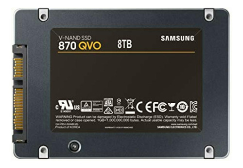 Samsung 870 Qvo Sata Iii 2.5 Ssd 8tb (mz-77q2t0b)