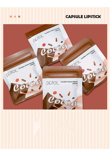 Lápiz Labial Con Acabado Mate En Cápsula De Chocolate