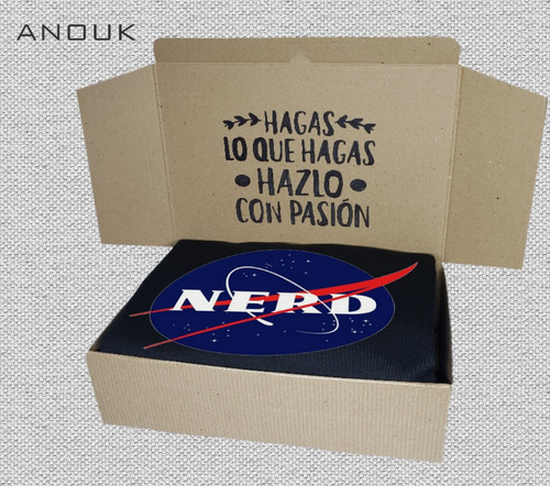 Imagen 2 de 10 de Buzo/hodie Personalizado Nerd Nasa Estampado Unisex Y Niños