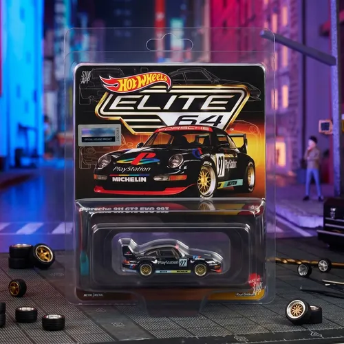 ホットウィール Porsche 911 GT2 EVO 993 ２個 Hot Wheels Elite 64 Porsche 911 Gt2 Evo 993 Playstation