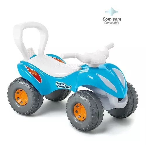 Triciclo Infantil Motoca Carrinho De Passeio Com Protetor