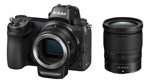 Nikon Z 7 Mirrorless Digital Camara Con 24-70mm Lens And Ftz