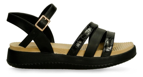 Sandalias Negro Bata Comfit Hulme Mujer